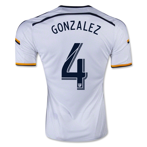 LA Galaxy 2015-16 GONZALEZ #4 Home Soccer Jersey